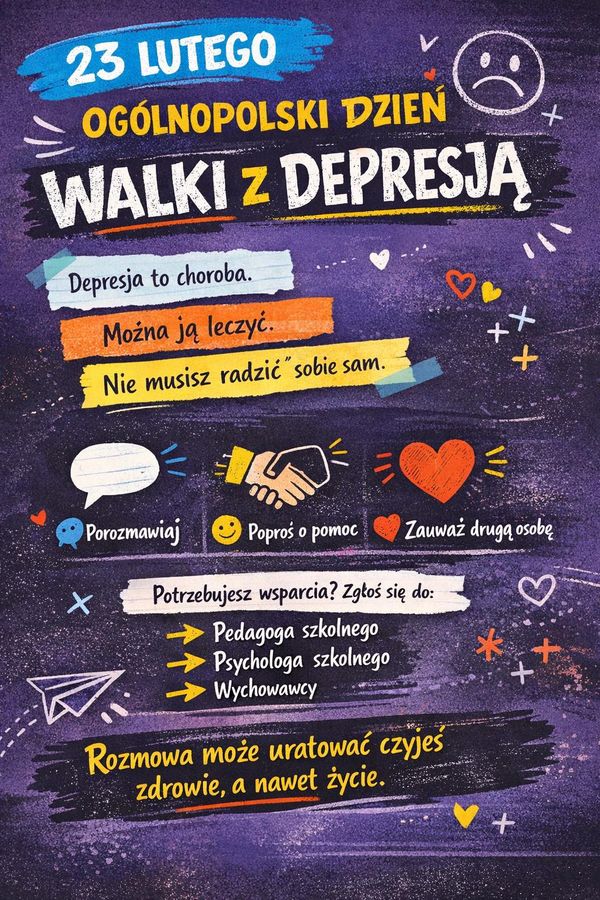 23 lutego – Ogólnopolski Dzień Walki z Depresją